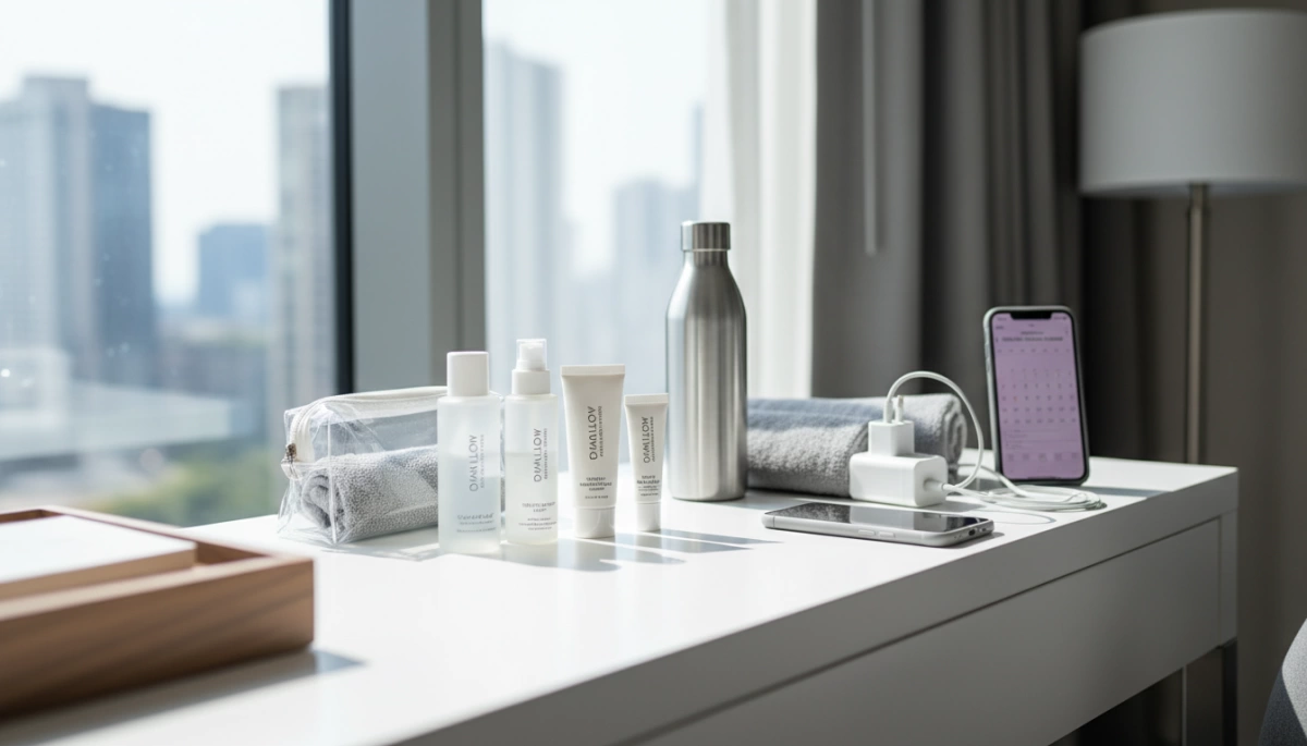Simple Daily Skincare Routine for Busy Travelers with TSA-Friendly Tips
